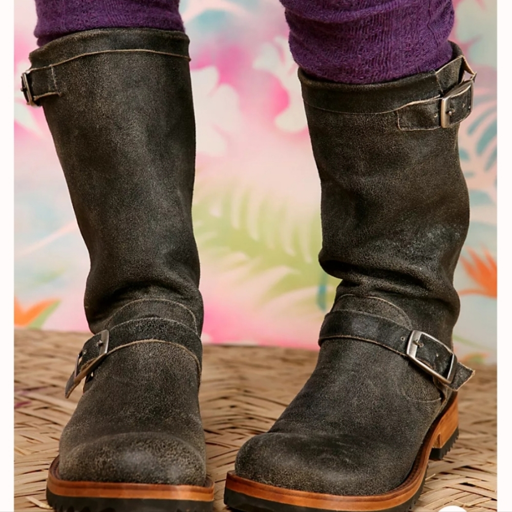 Jim Barnier Leather Boot Size 6